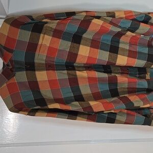 L.L. Bean Men's Colorful Plaid Button Down Shirt